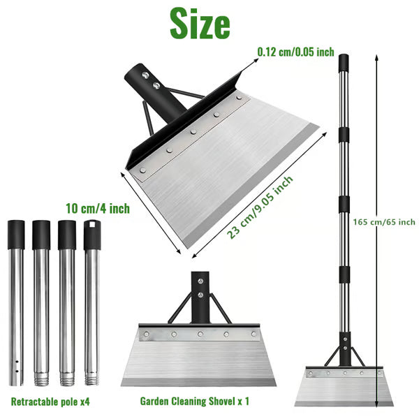 Heavy-Duty Multi-Purpose Garden Scraper & Ice Breaker