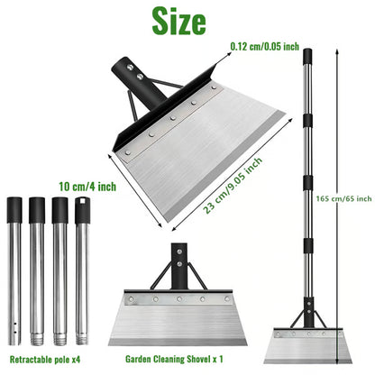 Heavy-Duty Multi-Purpose Garden Scraper & Ice Breaker