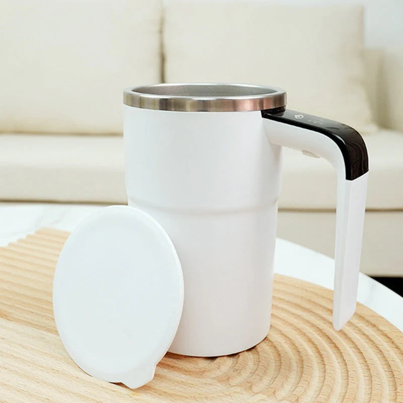 Magnetic Self-Stirring Coffee Mug Set