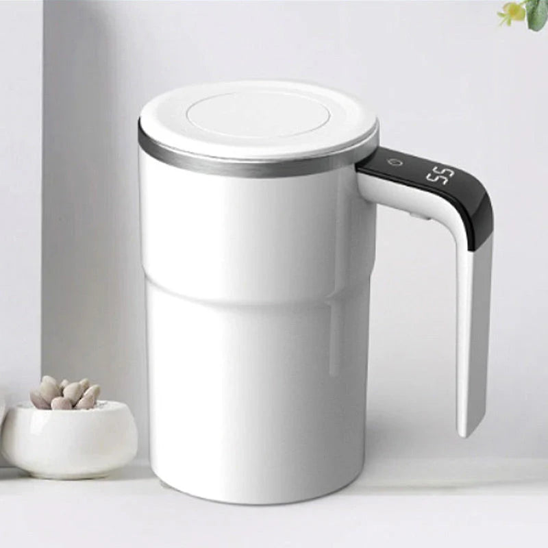 Magnetic Self-Stirring Coffee Mug Set