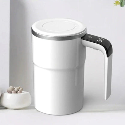 Magnetic Self-Stirring Coffee Mug Set