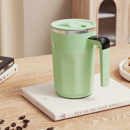 Magnetic Self-Stirring Coffee Mug Set