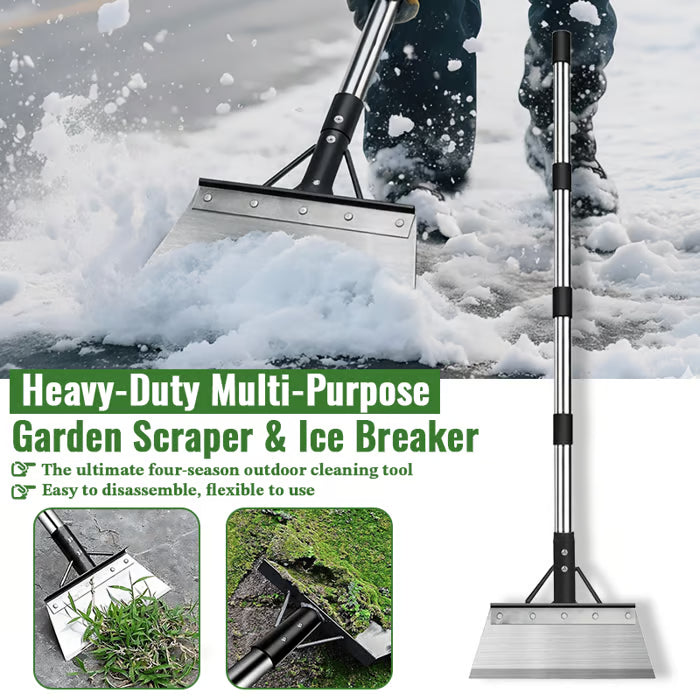 Heavy-Duty Multi-Purpose Garden Scraper & Ice Breaker