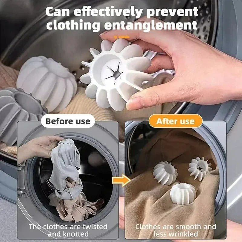 Tangle-Free Reusable Laundry Scrubbing Ball