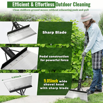 Heavy-Duty Multi-Purpose Garden Scraper & Ice Breaker
