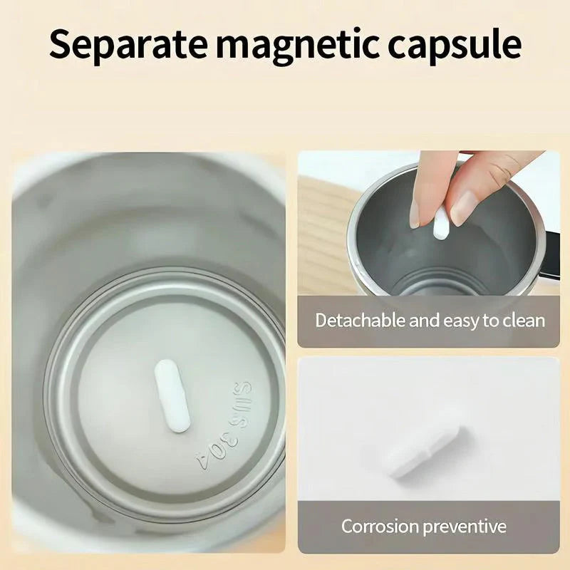 Magnetic Self-Stirring Coffee Mug Set