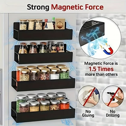 🔥 Magnetic Storage Rack | No Drilling, Instant Organization | Holds Up to 8kg's! 🧲