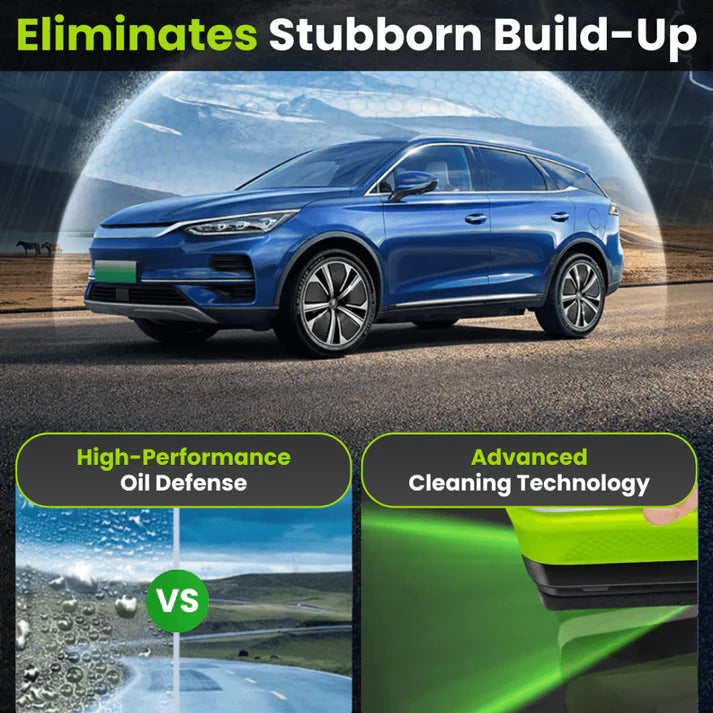 CarSquadLabs™  Glass Compound Roll On Cleaner For Window Surfaces Free 5 In 1 Coating Spray