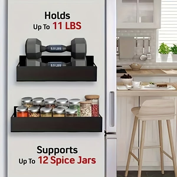 🔥 Magnetic Storage Rack | No Drilling, Instant Organization | Holds Up to 8kg's! 🧲