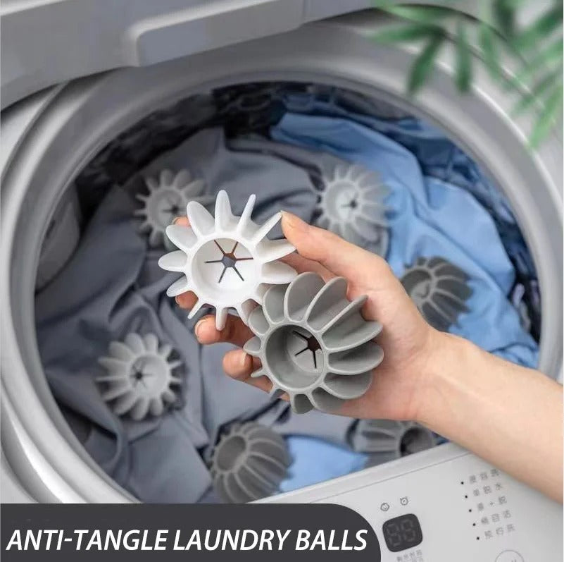 Tangle-Free Reusable Laundry Scrubbing Ball