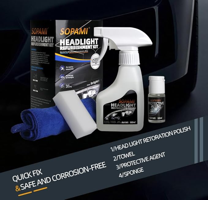ODALIT Glass / Headlight Refurbishment Spray ( BUY 1 GET 1 FREE )