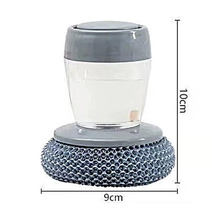 🧽 Comfort Grip Soap Dispensing Kitchen Scrub