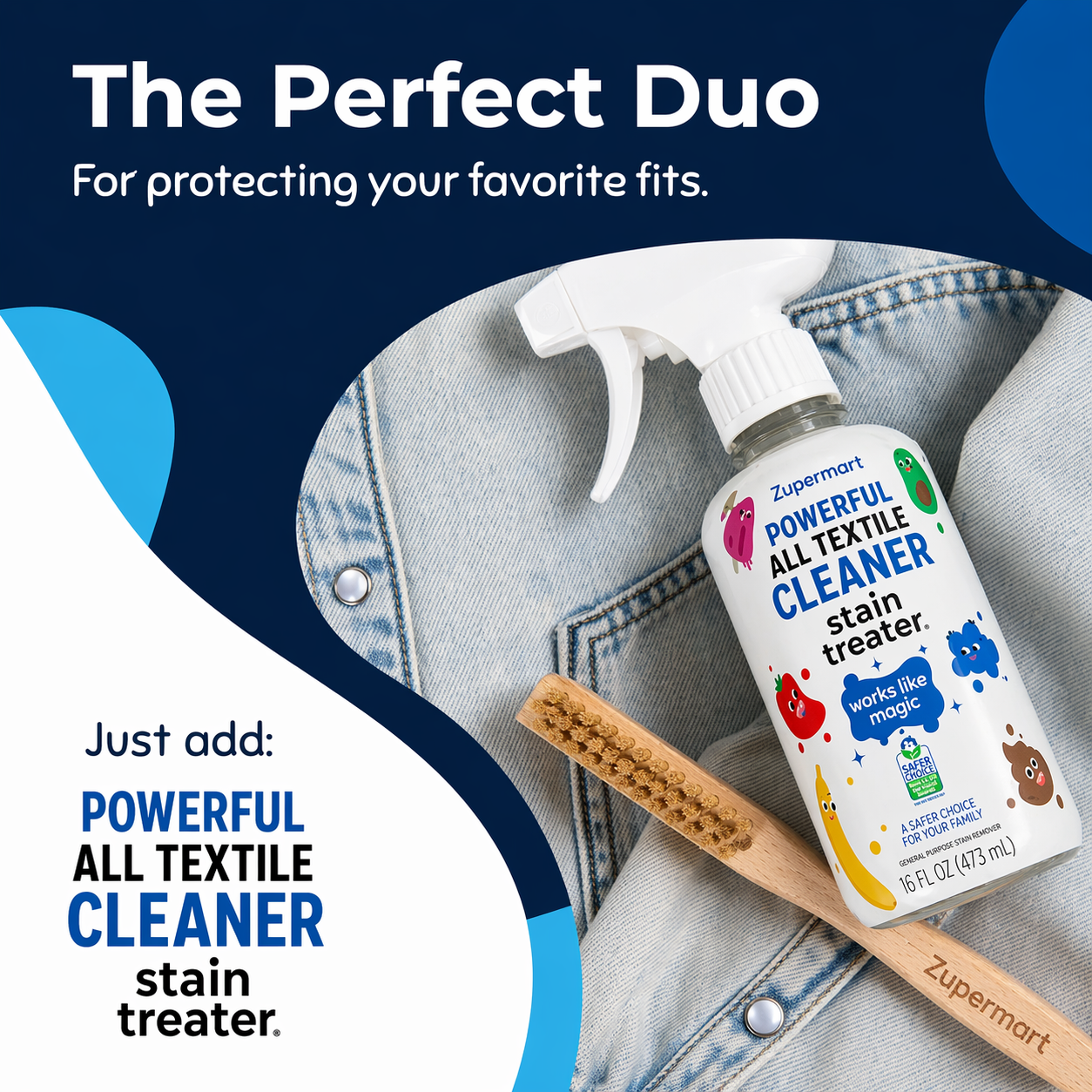Powerful All Textile Cleaner For All Color Fabric Stain Remover Spray BUY 1 GET 1 FREE