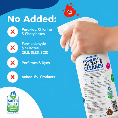 Powerful All Textile Cleaner For All Color Fabric Stain Remover Spray BUY 1 GET 1 FREE