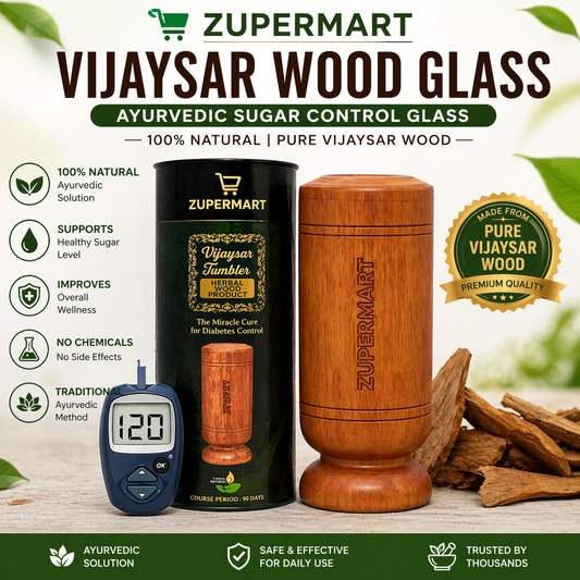 Ayurvedic Vijaysar Wood Sugar Control Glass