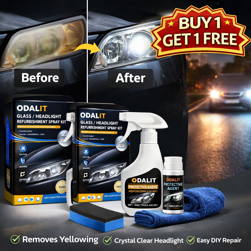 ODALIT Glass / Headlight Refurbishment Spray ( BUY 1 GET 1 FREE )
