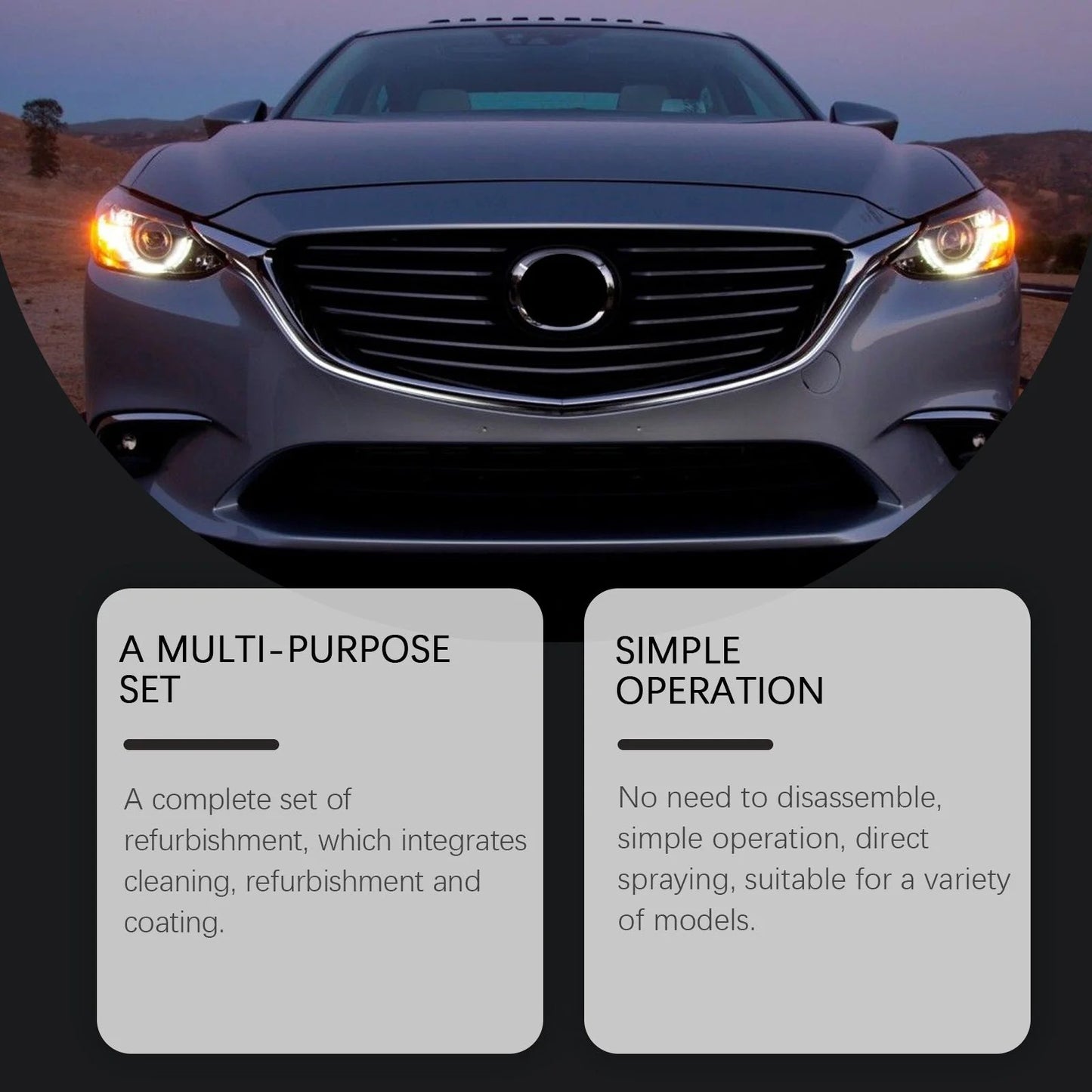 ODALIT Glass / Headlight Refurbishment Spray ( BUY 1 GET 1 FREE )