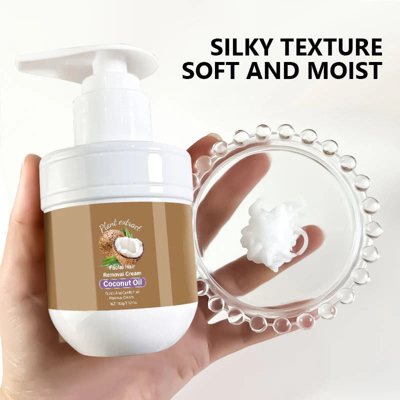 Coconut facial hair removal cream - Gentle & effective