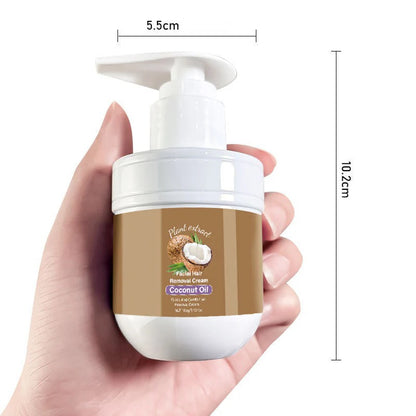 Coconut facial hair removal cream - Gentle & effective
