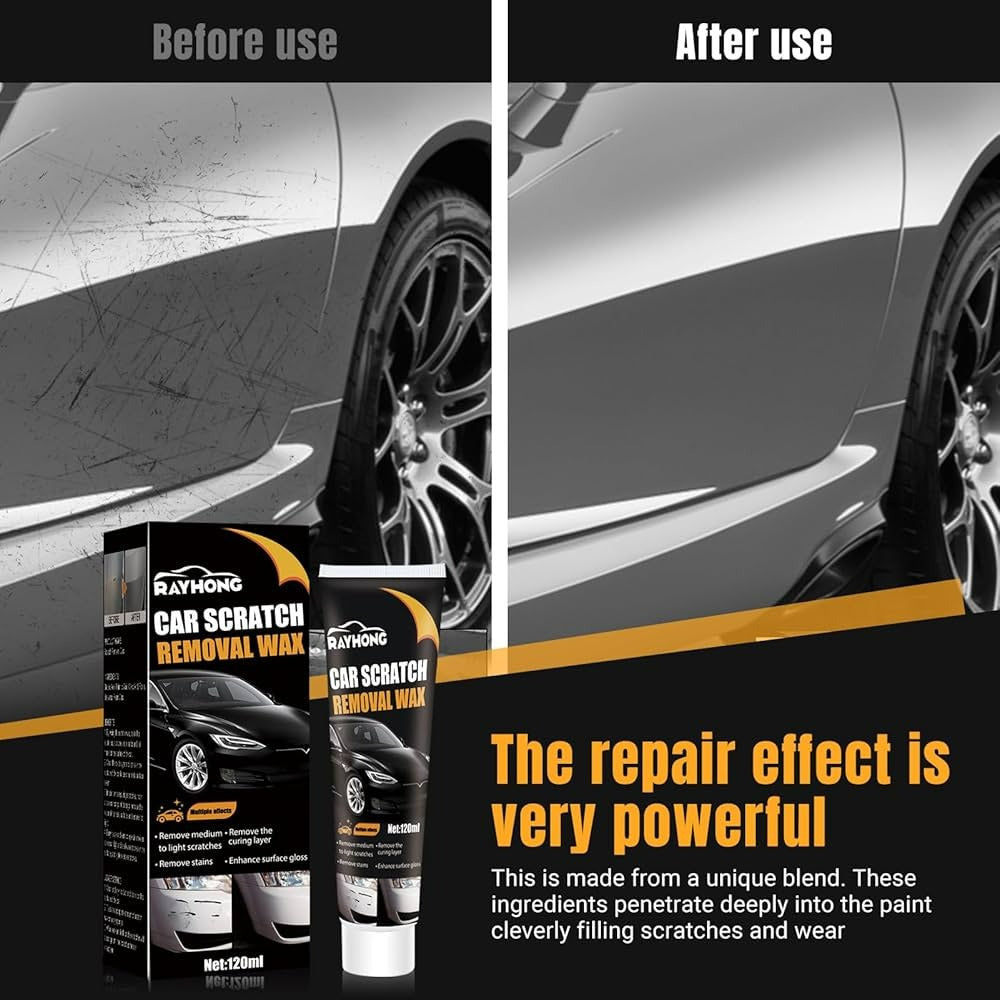 Car Scratch Removal Wax (Pack of 2)