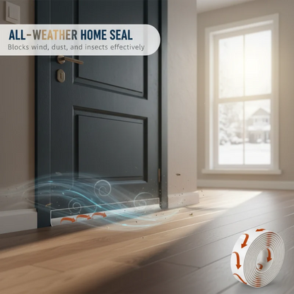 Self-Adhesive Weather Stripping – Wind-Proof, Insulates & Easy to Apply