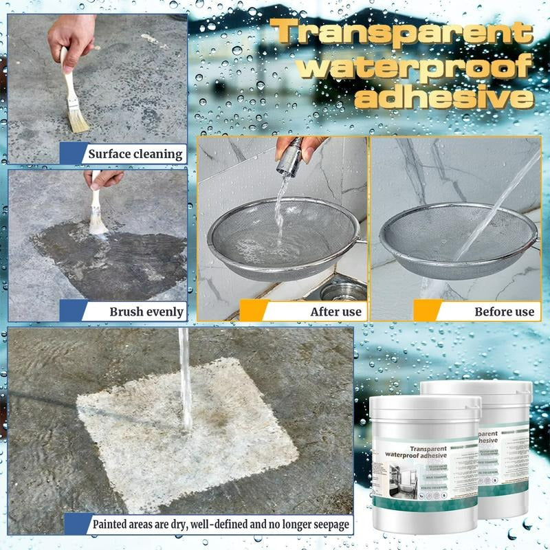Transparent Waterproof Coating for Indoor & Outdoor ( BUY 1 GET 1 FREE )