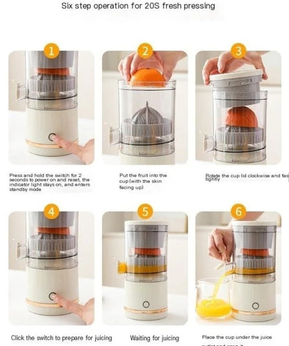 Portable Rechargeable Juicer Machine with USB Cable