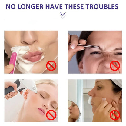 Coconut facial hair removal cream - Gentle & effective