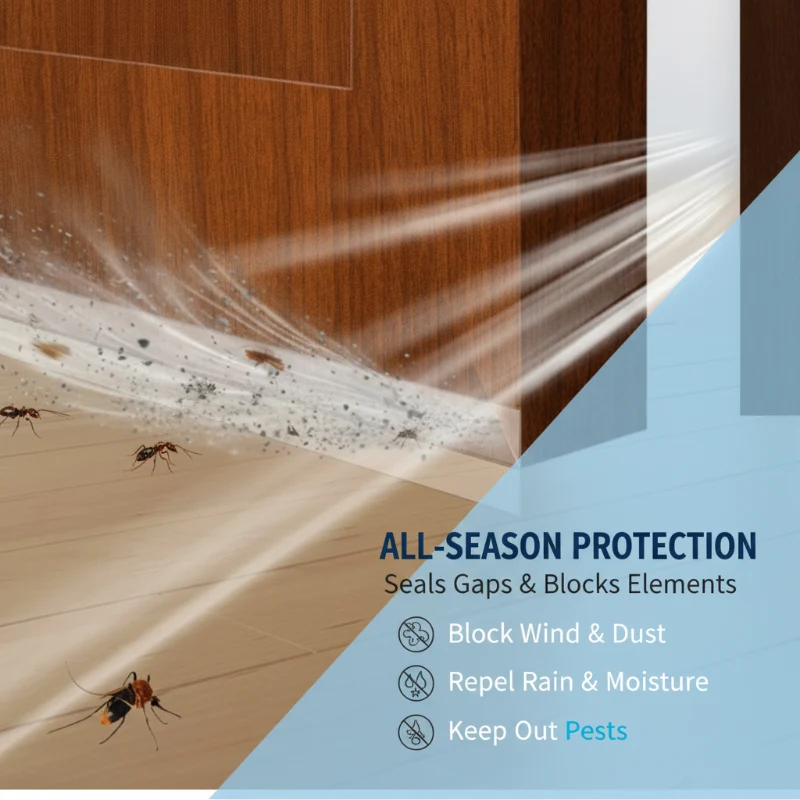 Self-Adhesive Weather Stripping – Wind-Proof, Insulates & Easy to Apply