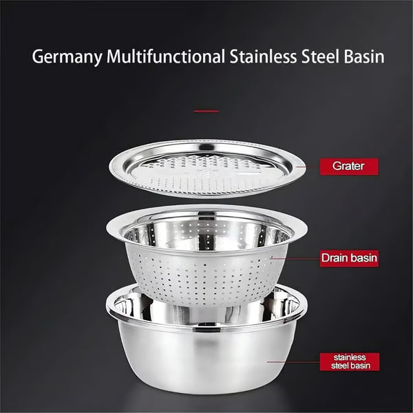 Germany Multifunctional stainless steel basin