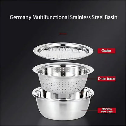 Germany Multifunctional stainless steel basin