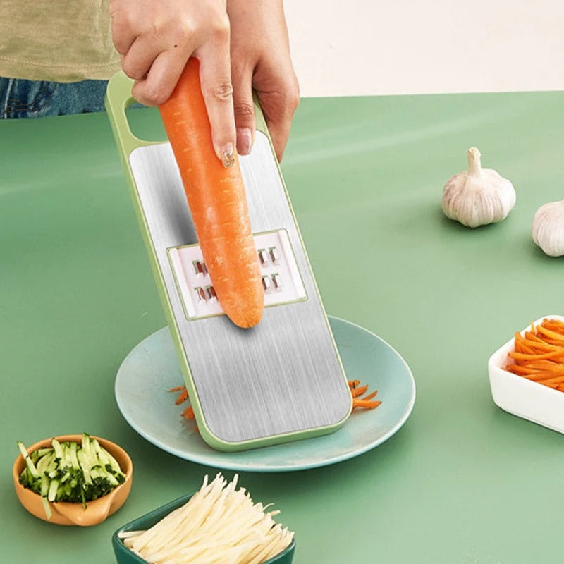 Multifunctional Kitchen Chopper with Hand Guard – 5 Blades, Non-Slip Base & Quick Vegetables Chopping
