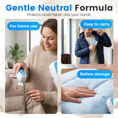 Water-Free Down Jacket Cleaner with Brush ( BUY 1 GET 1 FREE )
