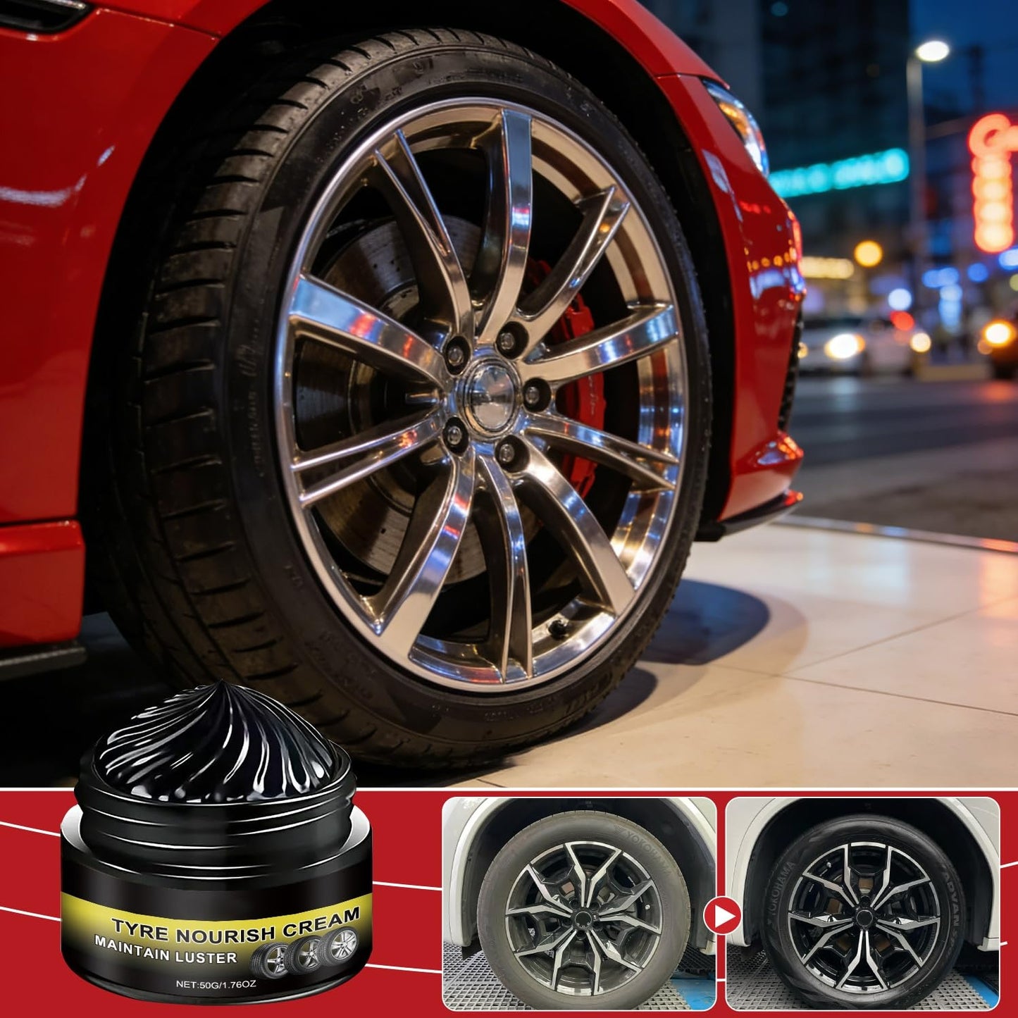 Powerful Wheel Cleaning Refurbish Wax ( BUY 1 GET 1 FREE )