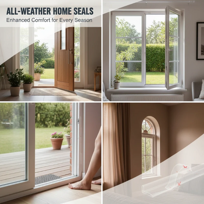 Self-Adhesive Weather Stripping – Wind-Proof, Insulates & Easy to Apply